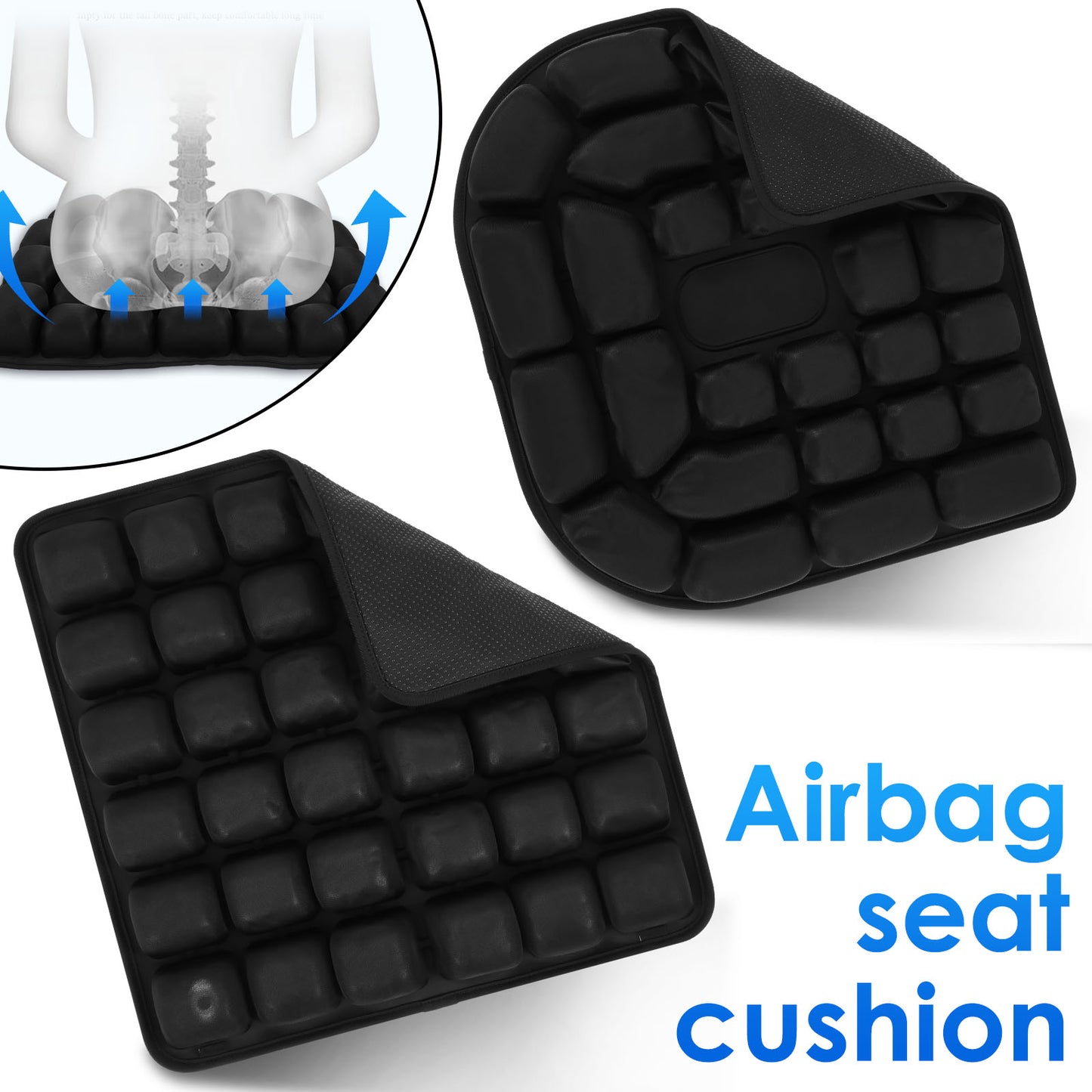TravelEase CloudComfort Cushion