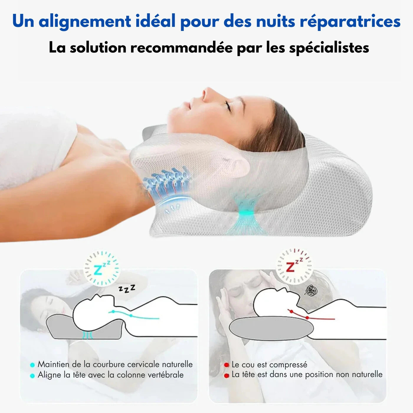 Oreiller ergonomique Gamaneo®